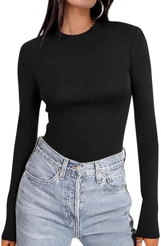 Women's Long Sleeve Lace V-Neck T-Shirt Under Scrub Slim Fit